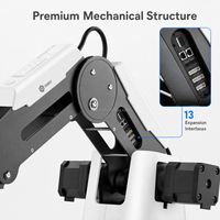 Brazo Robótico Compacto de Escritorio Magician, Estructura Ligera de Aluminio, Robot de Entrenamiento STEM con Kits de Elementos Finales Opcionales