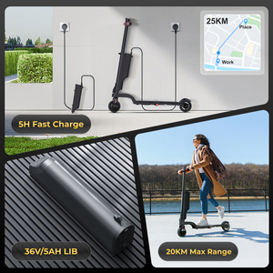US EU Warehouse Stock Scooter Removable Battery 250W Portable Folding Adult City Ride Ready to Ship X6 X6 Mini <b>Backpack</b> Folding - Product Image 3
