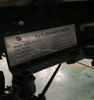 Machine à repiquer le riz Shidi avec moteur diesel de marque japonaise, type à conduite, 6 rangs, 8 rangs, repiqueuse de riz