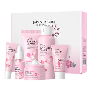 Set <span class=keywords><strong>de</strong></span> Regalo <span class=keywords><strong>de</strong></span> <span class=keywords><strong>Belleza</strong></span> Sakura Todo en Uno, Productos Veganos <span class=keywords><strong>para</strong></span> el Cuidado <span class=keywords><strong>de</strong></span> la Piel, Aclaramiento Natural, <span class=keywords><strong>Kit</strong></span> <span class=keywords><strong>de</strong></span> Cuidado Facial Sakura - Product Image 5