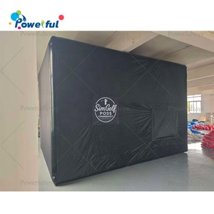 Tente de simulation de golf gonflable étanche en PVC pour événements sportifs en plein air avec écran – Populaire - Product Image 2