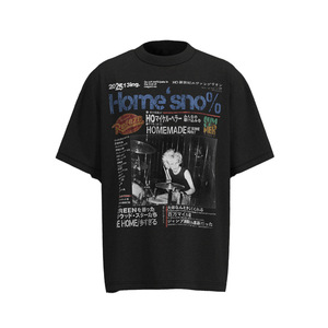 T-shirt Homme Coton Lavé Coupe Droite Manches Courtes Imprimé Rock Culturel Marque Hip-Hop Urbain Tendance Estivale - Product Image 6