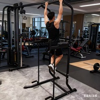 Equipo de Entrenamiento Multifuncional CHENGMO SPORTS, Barra Horizontal Interior para Ejercicios, Estación de Dominadas y Flexiones, Torre de Fuerza