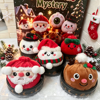 Boîte Mystère de Jouets Squishy Bonhomme de Neige en Peluche – Anti-Stress et Fidget Toy pour Noël, Fêtes et Cadeaux