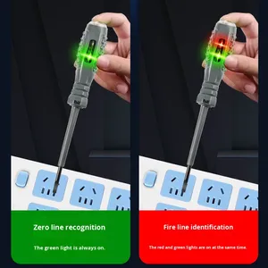 Tournevis multifonctionnel Powerlift plat/croisé avec testeur de tension intégré et indicateur – Outils d'électricien - Product Image 2