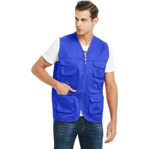 2025 chaleco voluntario de supermercado para adultos chaleco multibolsillo para ropa de trabajo de viaje y Safari esencial - Product Image 5