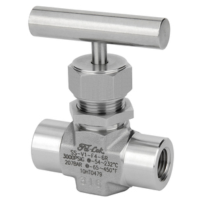 Válvula <span class=keywords><strong>de</strong></span> <span class=keywords><strong>Aguja</strong></span> Manual <span class=keywords><strong>de</strong></span> Alta Presión <span class=keywords><strong>de</strong></span> Alta Calidad, Tipo V1, Serie 316SS, 5000 PSI, <span class=keywords><strong>para</strong></span> <span class=keywords><strong>Gas</strong></span>/Aceite/Agua, Alta Temperatura - Product Image 1
