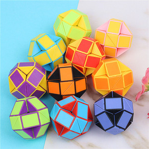 <span class=keywords><strong>Règle</strong></span> magique de couleur mini 24 sections <span class=keywords><strong>règle</strong></span> magique puzzle sphérique cube magique intelligence jouet d'éducation précoce - Product Image 4