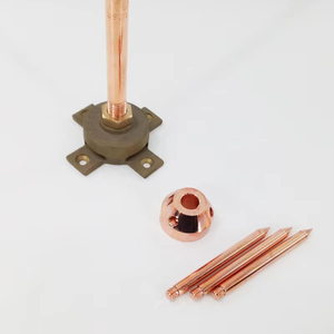 Tùy chỉnh sấm sét bảo vệ đồng sét dây dẫn arrester sét <span class=keywords><strong>Rod</strong></span> cho xây dựng - Product Image 4
