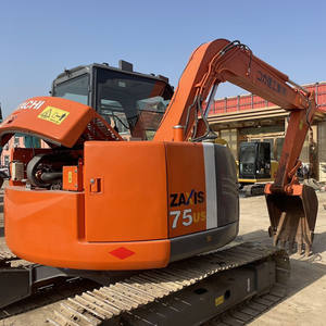 Mini-pelle sur chenilles Hitachi Zx75 d'occasion, fabriquée au japon, nouveauté 90% - Product Image 2