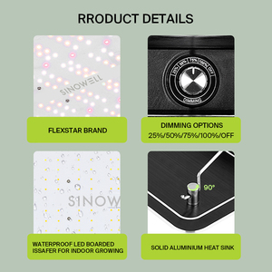 Luces LED de Cultivo Flexstar Disponibles en Stock con 3 Años de Garantía, Diodos Samsung de 120W 240W 480W para Cultivo Doméstico - Product Image 4
