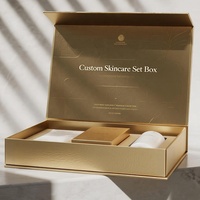 Boîte magnétique personnalisée de luxe pour sérum de soin de la peau, appareil cosmétique, appareil de beauté et emballage cadeau de haute qualité