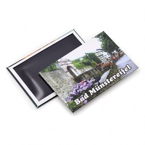Imán de nevera de hojalata con paisaje urbano personalizado, regalo de recuerdo, superventas - Product Image 1