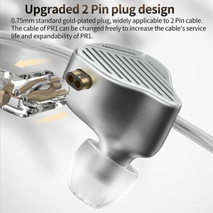 <span class=keywords><strong>KZ</strong></span> <span class=keywords><strong>PR1</strong></span> – écouteurs filaires avec pilote planaire, casque de musique, hi-fi, basse, moniteur, oreillettes, casque de Sport, nouveau - Product Image 6