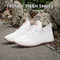 Nouvelles chaussures de sport en maille pour femmes Version coréenne Chaussures polyvalentes respirantes à la mode à bout fermé