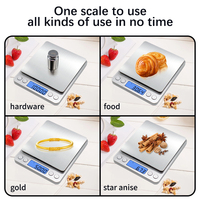 Balance de cuisine numérique portable de poche haute précision 0,01g, capacité 500kg, écran LCD, prise en charge ODM OEM
