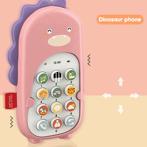 Giocattolo Telefono per Bambini a Forma di Dinosauro Danzante e Agitatore, Giocattolo Musicale Calmante per la Prima Infanzia - Product Image 4