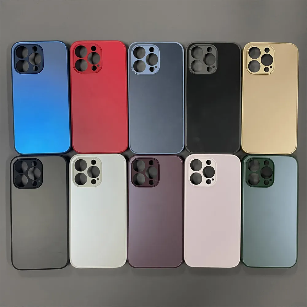 Funda de protección a prueba de golpes para iPhone, carcasa trasera de cristal mate AG con diseño de espejo para iPhone 13 Pro Max 12, venta al por mayor de fábrica