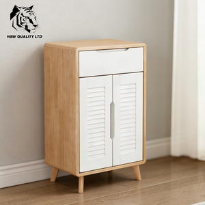 Meuble à chaussures en bois, fabrication chinoise, prix réduit, logo personnalisé, grand stock, écologique, nouvelle collection, mobilier de maison. - Product Image 2