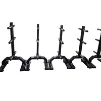 Commercial Gym Fitness Heavy-Duty Bumper Poids Plaques Titulaire Rack Système De Stockage D'arbre En Métal