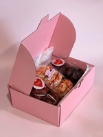 Cajas de Embalaje para Pasteles, Dulces, Galletas y Regalos, Impresas con Logotipo Personalizado, Resistentes al Agua, con Relieve, Ecológicas, Hechas con Materiales Reciclados