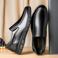 Chaussures habillées en cuir populaires pour hommes 2024 – Chaussures décontractées pour mariage, soirée, bureau et affaires – Noir