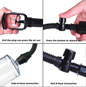 مضخة تكبير القضيب للرجال، جهاز تفريغ الهواء لعلاج العجز الجنسي، يساعد على تكبير وإطالة وتسميك القضيب، ألعاب جنسية للرجال - Product Image 6