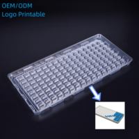 Plateau de boursouflure médical d'emballage en plastique de pilule Logo-imprimable ultra-propre pour des ampoules