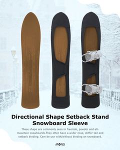 Funda de Alta Calidad Ecológica de Poliéster para Tabla de Snowboard, con Correa para Hombro, para Viajes al Aire Libre - Product Image 3