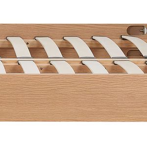 Luxury Oak <b>Bed</b> Solid Wood <b>Frame</b> King <b>Queen</b> <b>Size</b> Wooden <b>Bed</b> Elegant Bedroom Furniture for Premium Home Hotel - Product Image 2