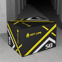 Nuevo Diseño Gimnasio Salto Ejercicios 3 en 1 Pliométrico Plyo Jump Box