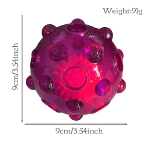 LED Işıklı İnteraktif Köpek Oyuncak Topu Otomatik Dönen USB Şarjlı Evcil Hayvan Oyun Topu İç Mekan Gece Eğlencesi İçin - Product Image 6