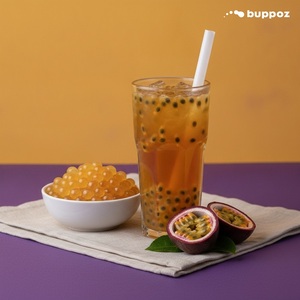 ชานมไข่มุกเสาวรสแบบถังใหญ่ - Product Image 6