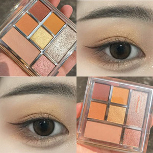 Palette d'ombres à paupières holographiques scintillantes rose haute qualité à haute pigmentation 9 couleurs multicolores foncées et claires, marque privée - Product Image 5