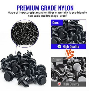 Clips de fixation pour panneaux de porte de voiture, 900 pièces, attaches en plastique et nylon pour réparation et remplacement, kit de fixation pour garnitures automobiles - Product Image 5