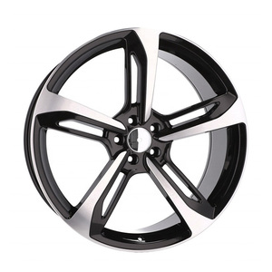 Jantes en Alloy 18 Inch 18x8J 5 Holes Silver Five Spokes Cast Wheels Pour <span class=keywords><strong>Audi</strong></span> A1 A3 A4 <span class=keywords><strong>A5</strong></span> A6 A7 A8 Q2 Q3 Q5 Q7 Q8 S3 S4 S5 S6 S7 S8 - Product Image 2