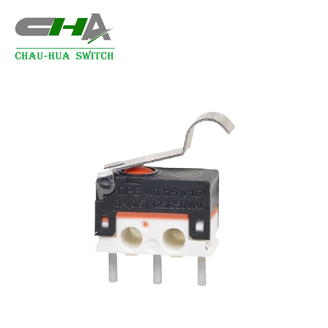 Factory DPE-D-05P 3A Black and White Micro Switch PCB Micro Switch with Handle