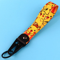 Nuevo Estilo de Cordón con Bordado de Anime, Llavero con Colgante de Pico de Águila de Pokémon Pikachu