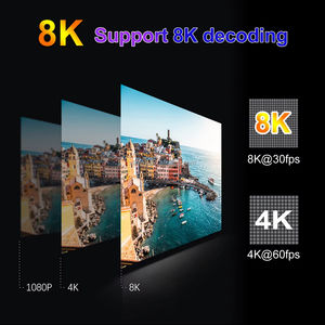 Boîtier TV Android H96 Max V56 8K UHD HDR Lecteur Multimédia Rockchip RK3566 4 Go RAM 32 Go ROM Wi-Fi 6 <span class=keywords><strong>BT4</strong></span>.<span class=keywords><strong>0</strong></span> Télécommande Vocale - Product Image 2