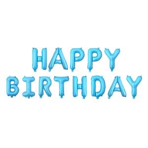 Juego de Globos de Aluminio 3D Personalizables con Pancarta de Feliz Cumpleaños, Gráficos Impresos, Números y Formas para Decoración de Fiestas - Product Image 4