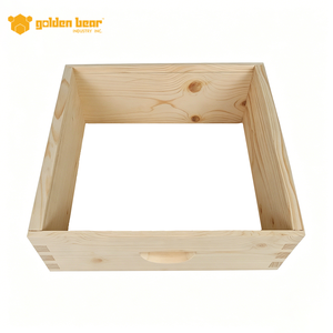 กล่องรังผึ้งแบบ Langstroth 10 เฟรม, กล่องรังผึ้งแบบ Dovetail Joint พร้อมหูหิ้ว อุปกรณ์การเลี้ยงผึ้ง - Product Image 2