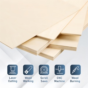 Plaques de contreplaqué carrées en tilleul de 8,7x8,7 pouces, épaisseurs 1,5mm, 2mm, 3mm, 4mm, 5mm, avec coins renforcés pour l'expédition et le bricolage en <span class=keywords><strong>bois</strong></span> - Product Image 3