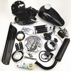 <span class=keywords><strong>Kit</strong></span> <span class=keywords><strong>moteur</strong></span> de vélo noir <span class=keywords><strong>80cc</strong></span> 2 temps Wuyi Hengying usine PK80 assemblage de vélo motorisé - Product Image 3