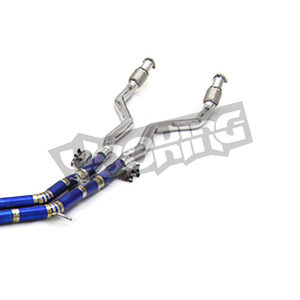 Silenciador de sistema de tubo de <span class=keywords><strong>escape</strong></span> para <span class=keywords><strong>Audi</strong></span> <span class=keywords><strong>A6</strong></span> C7 3,0 T 2012-2018 <span class=keywords><strong>Escape</strong></span> de aleación de titanio Catback tubos de <span class=keywords><strong>escape</strong></span> con puntas de fibra de carbono - Product Image 4