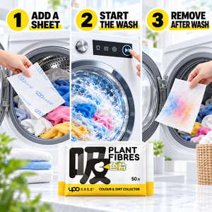 Feuilles anti-décoloration UPO Lifestyle pour le linge, feuilles absorbantes de couleur, feuilles anti-transfert de teinture pour le linge - Product Image 5