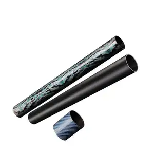 Carbon Fiber Tube Rod Multipurpose Rectangular Price Per Meter Adjustable 2022 Window Cleaning Fibre Tube For Roller Carbon