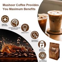 Großhandelspreis 6-Pilz-Mischung Hochwertiger Zuckerfreier Arabica-Kaffee 10 Funktionelle Pilzmischung Pilzkaffee-Pulver