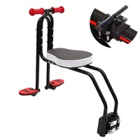 Siège de vélo de montagne en acier avec support à clipser, siège bébé pour enfants unisexes, accessoires de cyclisme