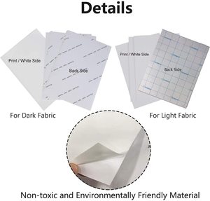 A4 A3 Light Dark Inkjet <strong>Heat</strong> <strong>Transfer</strong> Printing <strong>Printable</strong> Paper Fast Dry Dark <strong>Transfer</strong> Paper for Cotton Tshirt - Product Image 2