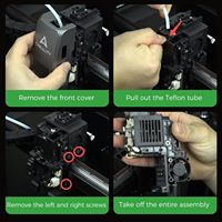 Creality K2 Plus Strain Gauge Metal Black Bed Leveling Module untuk Sensor Leveling Otomatis K2/K2 Pro